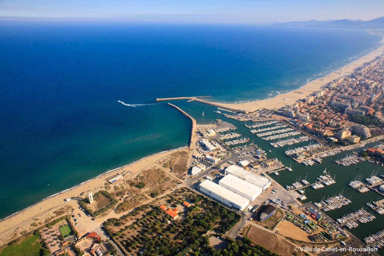 "Mediterranee" Salon Vue Mer Au Coeur De La Ville 10M De La Plage Canet-en-Roussillon Eksteriør bilde