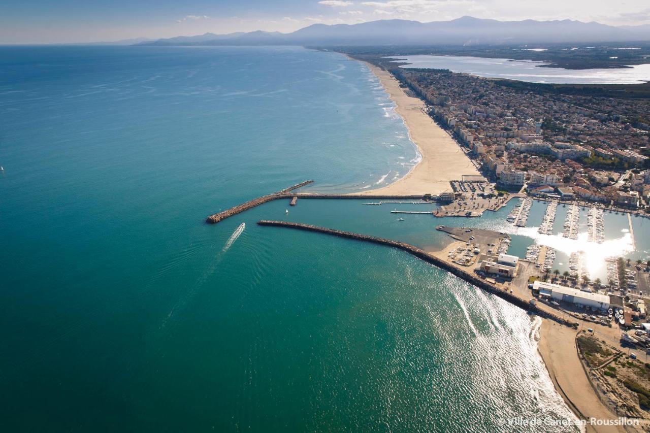 "Mediterranee" Salon Vue Mer Au Coeur De La Ville 10M De La Plage Canet-en-Roussillon Eksteriør bilde